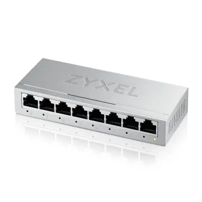 ZYXEL GS-108B V5 8 PORT 10/100/1000 MBPS METAL KASA MINI DESKTOP SWITCH